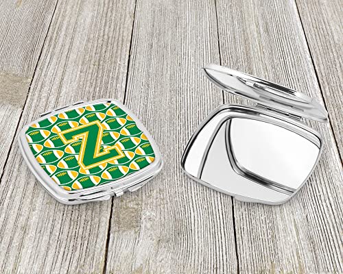 Espejo compacto cuadrado para maquillaje con diseño Letter Z miniatura 3