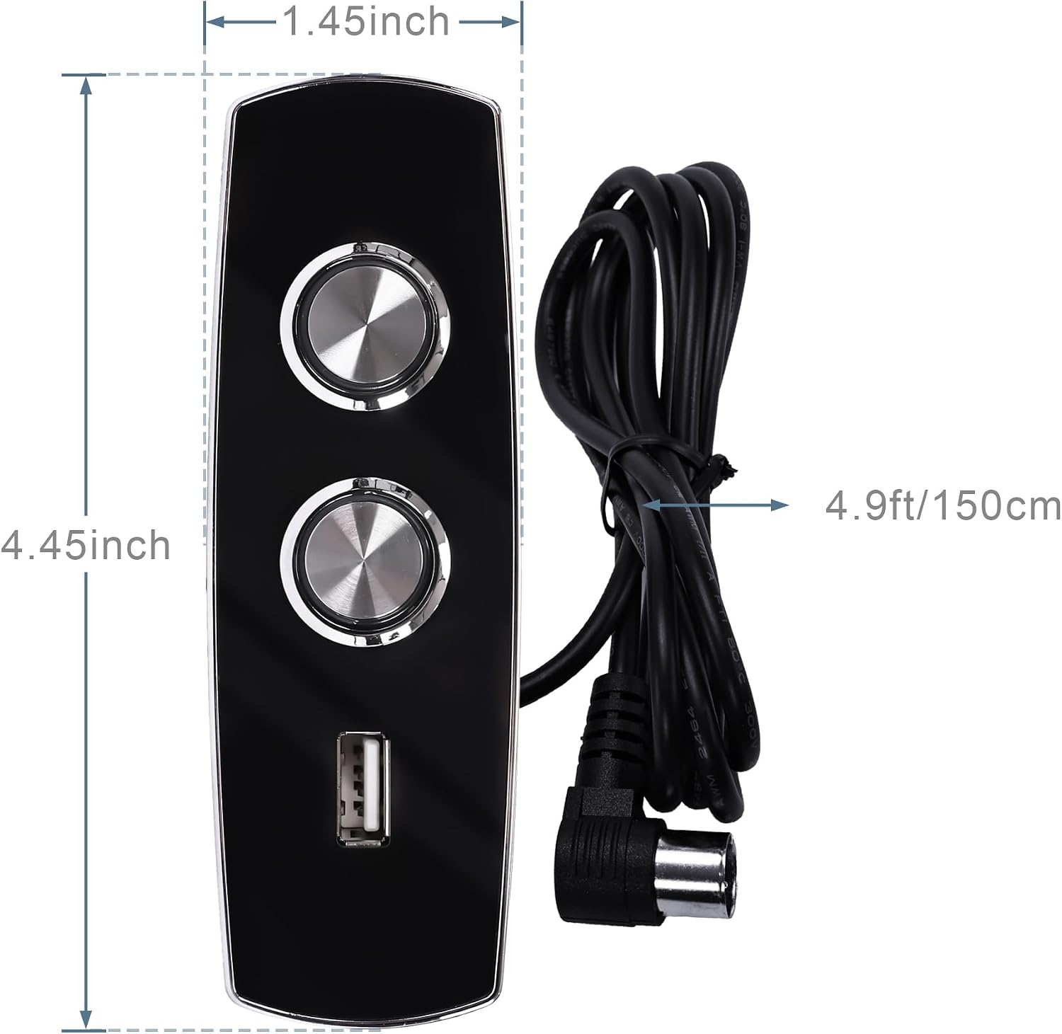 Fromann 2 Button 5 Pin Lift Chair Remote Replacement,Okin Remote Hand Control for Lift Chair Electric Sofa Power Recliner with USB
