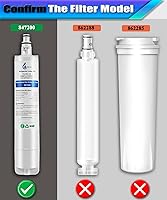 Vista 3 de 847200 Filtro de agua de repuesto para Fisher & Paykel 847200, compatible con refrigerador Fisher & Paykel número de modelo E522 E422 E402