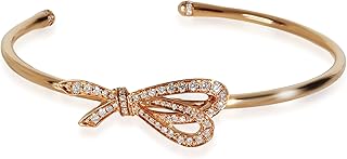Pre-Loved Bow Bracelet, Rose Gold, 6.25 in