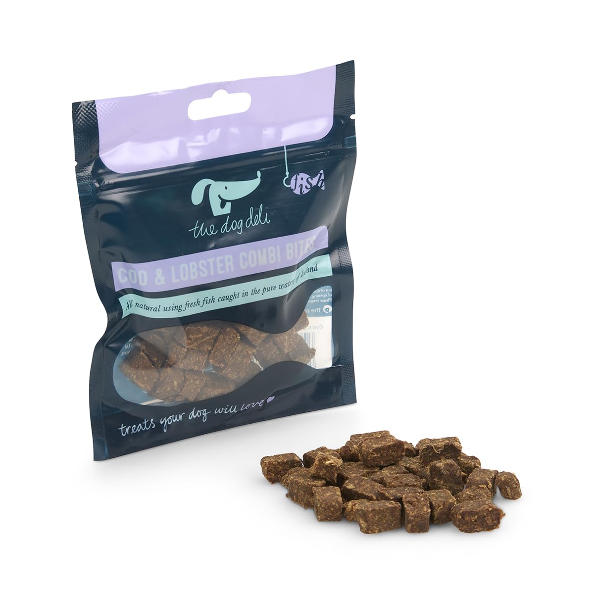 Petface Cod & Lobster Combi Bites Dog Treats, Natural & Hypoallergenic, 60 g (Pack of 5), 1 count (Pack of 5) - Image 2