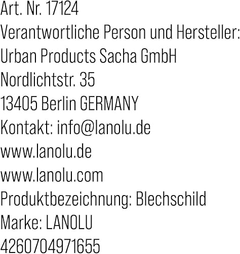 Miniatura 7 de Letrero de metal vintage de estaño americano, 6.7 x 13.4 pulgadas