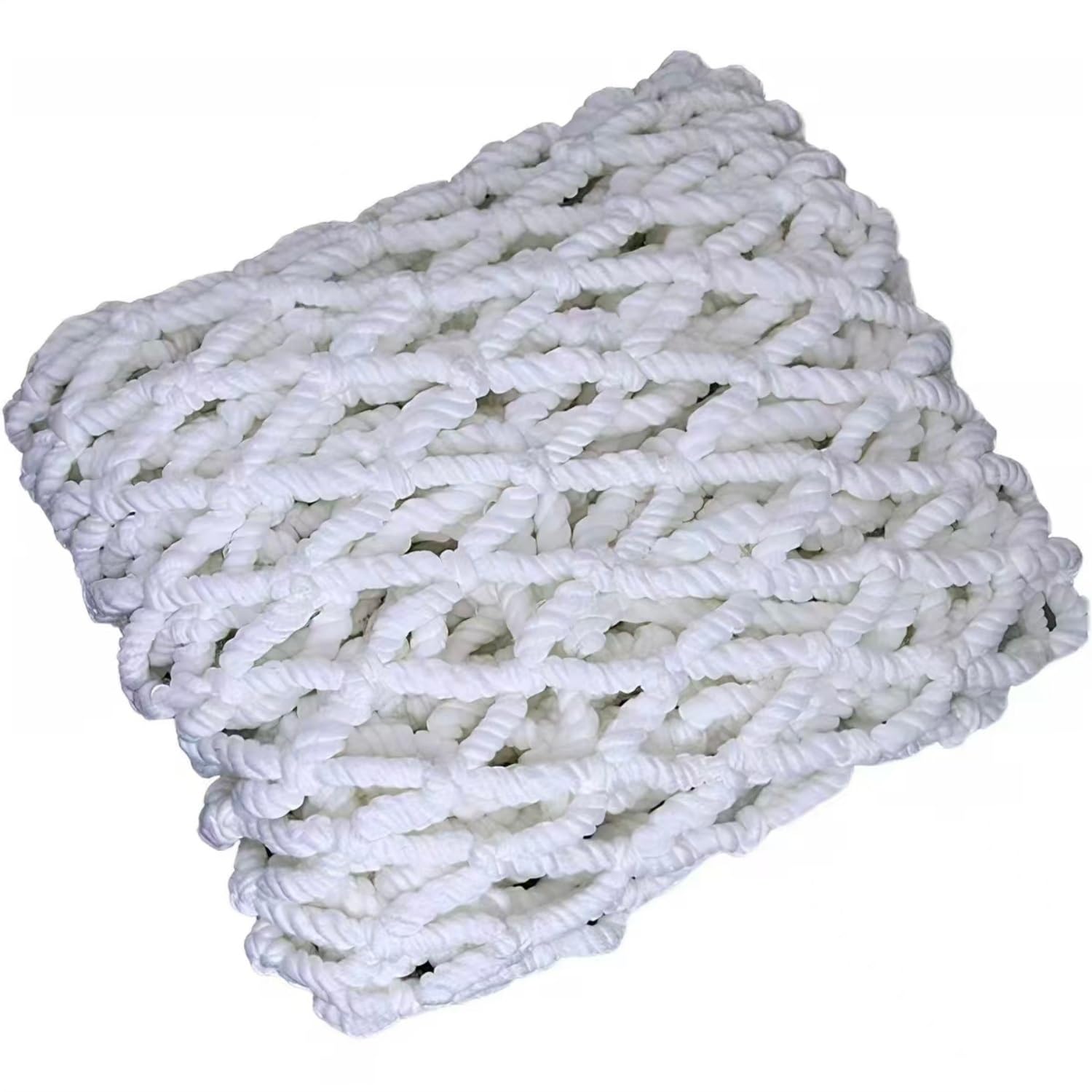 Lxlambentive Child Safety Net – White Nylon Protective Net With 5mm Thick Rope & 5cm Mesh, Cat Safety Net For Balcony, Wall Decorative Fence Net For Stairs & Garden(1x3m)