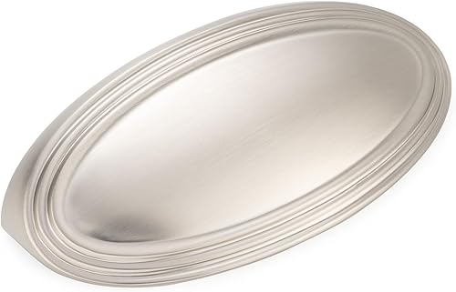 Miniatura 9 de KOOFIZO Tirador redondo para armario - Manija de níquel cepillado (Diámetro: 30 mm / 1.2 pulgadas), paquete de 10 unidades para puerta de armario