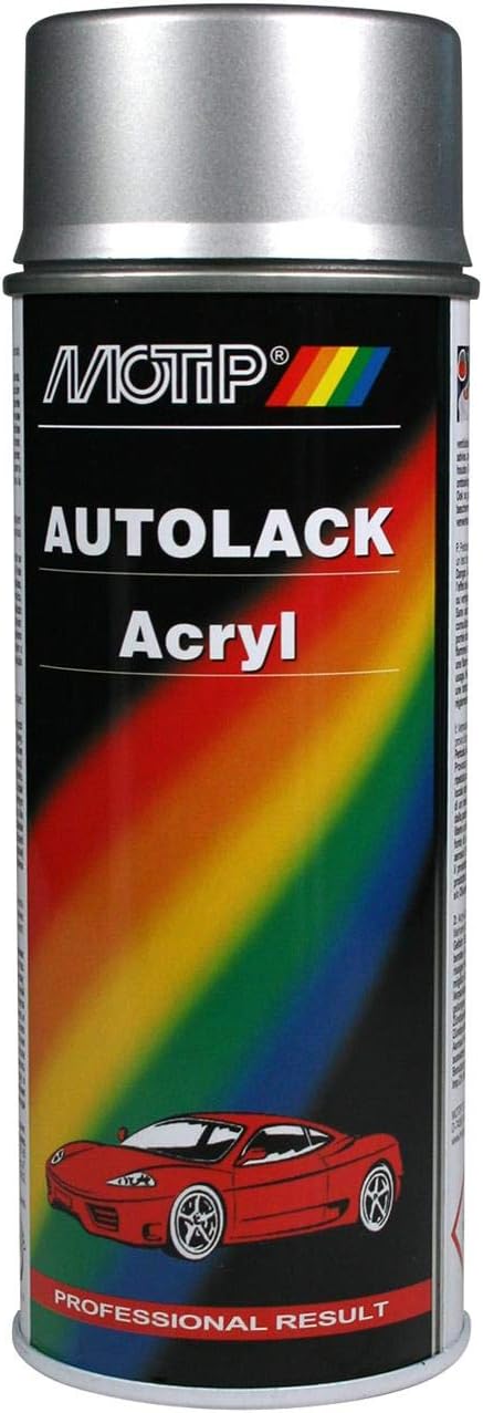 Motip For Skoda 9156 LA7W 8E8E Brilliant Silver Paint Spray Can Aerosol ...