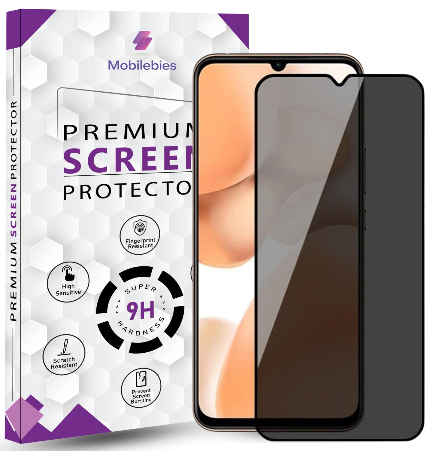 Premium Privacy Tempered Glass Screen Protector for Xiaomi Note 11/Note 11 Pro Plus (6.4 Inch, Pack of 1) Edge to Edge Coverage Anti-Spy/Anti-Peeping Glass with Installation Kit & Guide-image-21