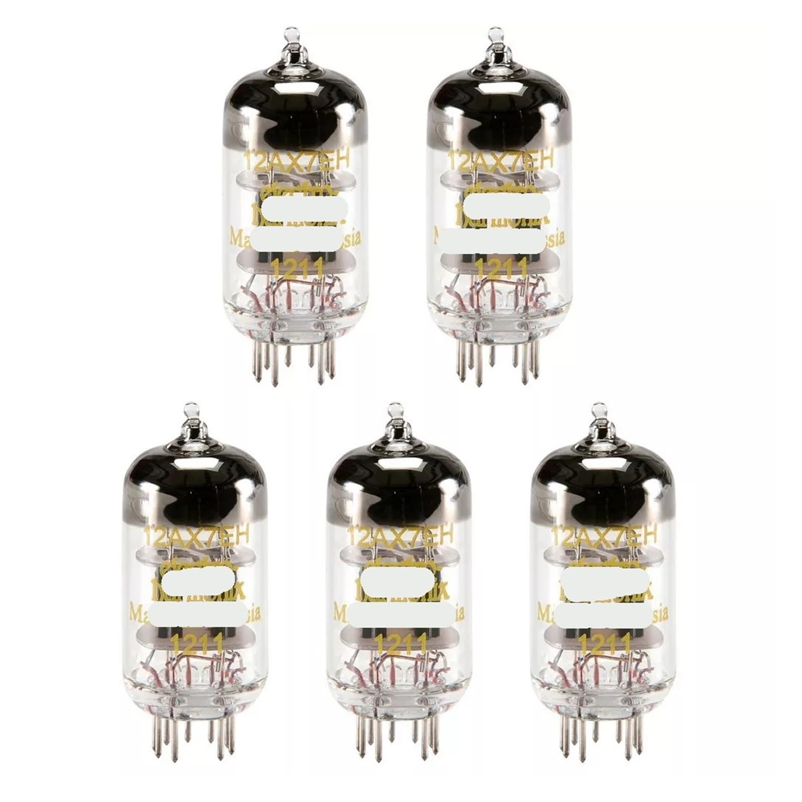 5 Pcs Gain Matched Quintet (5x) 12ax7 Vacuum Tube -