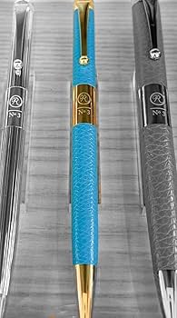 ROMEO  No.3 ボールペン レザー グレイシアブルー 美品】ROMEO No.3 ボールペン レザー グレイシアブルー ユニ