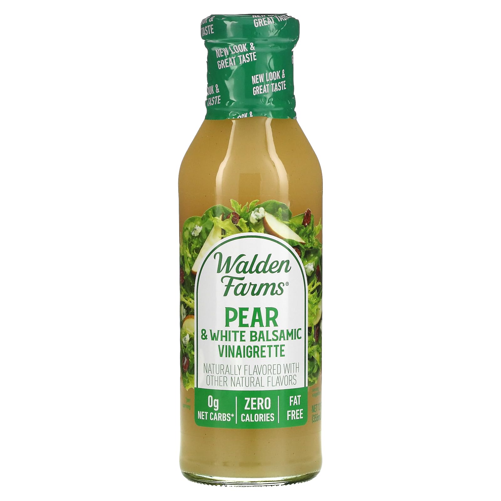 Walden Farms 355ml Pear and White Balsamic Salad Dressing