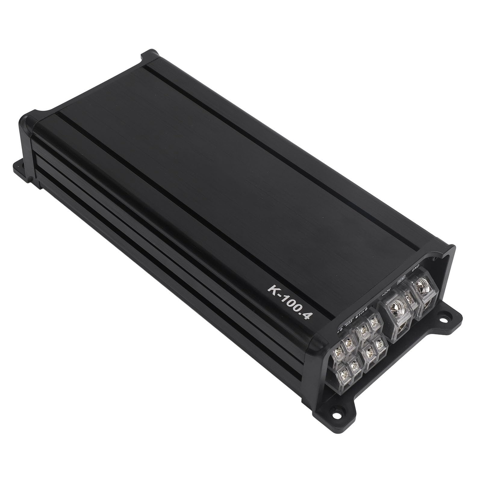 Czterokanałowy wzmacniacz samochodowy HaloVerde z obwodem o stabilnym napięciu, wyjście mostkowe 320 W x 2 kanały, samochodowy wzmacniacz mocy o wysokiej czułości do samochodowych