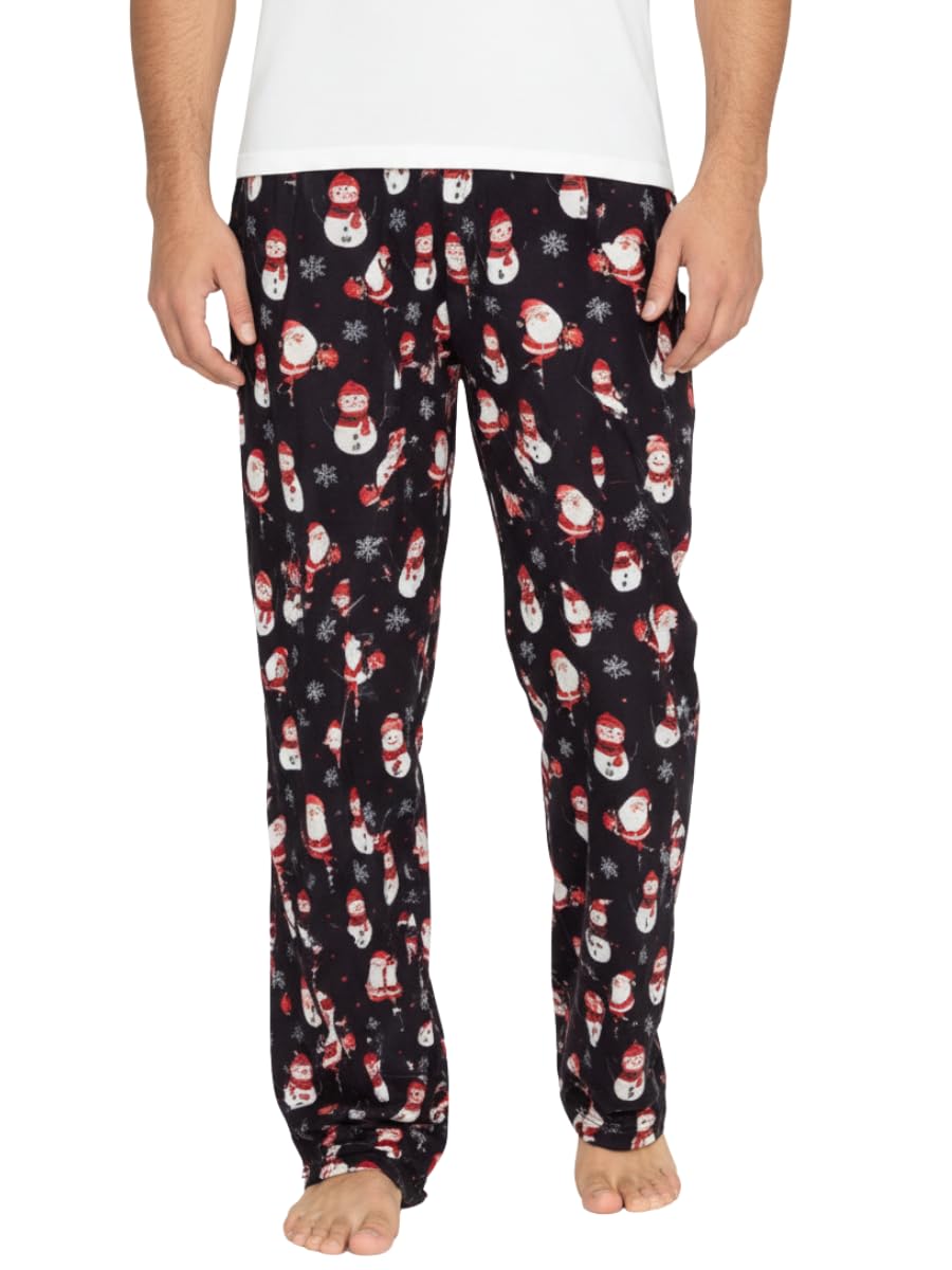 ub christmas santa print matching family pajama pants
