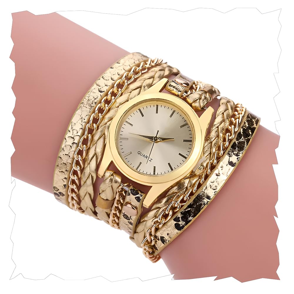 KITCONE Analog Diamonded Studed Womens Watches Watches for Women - Mz1E (Gold) (B0D3X52M7G) Amazon Price History, Amazon Price Tracker