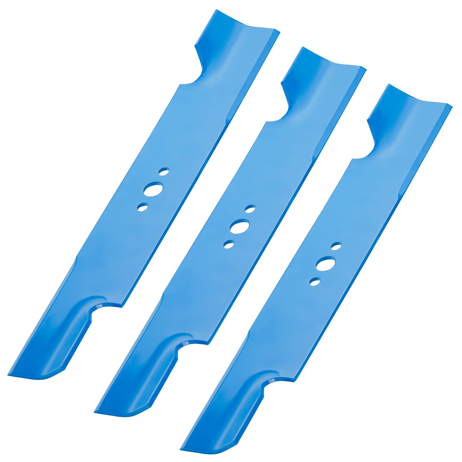 ILONPA (3) Lawn Mower Air Lift Blade for Ariens Gravely Exmark Toro Ferris Snapper Bobcat 1520843 1520843S 20843 20843S 04919100 539100340 101366 7017036 7017036YP 48" Decks