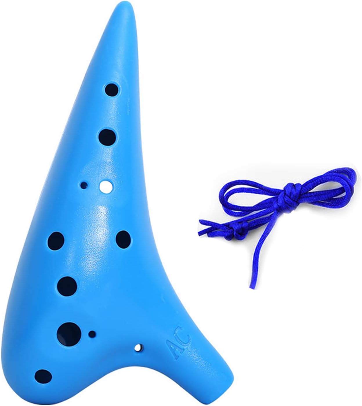 Ocarina 12 Trous Alto C Ocarina En Céramique Ocarina Instrument Parfait, Légende De Zelda Ocarina Avec Livre De Musique Cou Cordon Pour Les Débutants, Les Professionnels Et Les Fans De Zelda(Bleu