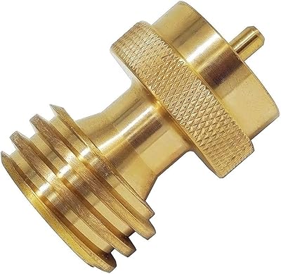 Propane Tank Refill Adapter Gas Grill Converter 1lb Disposable Small Bottle Connector for for Disposable Throwaway Cylinder/BBQ Grill Propane Tree - 1'-20 Male Throwaway Cylinder