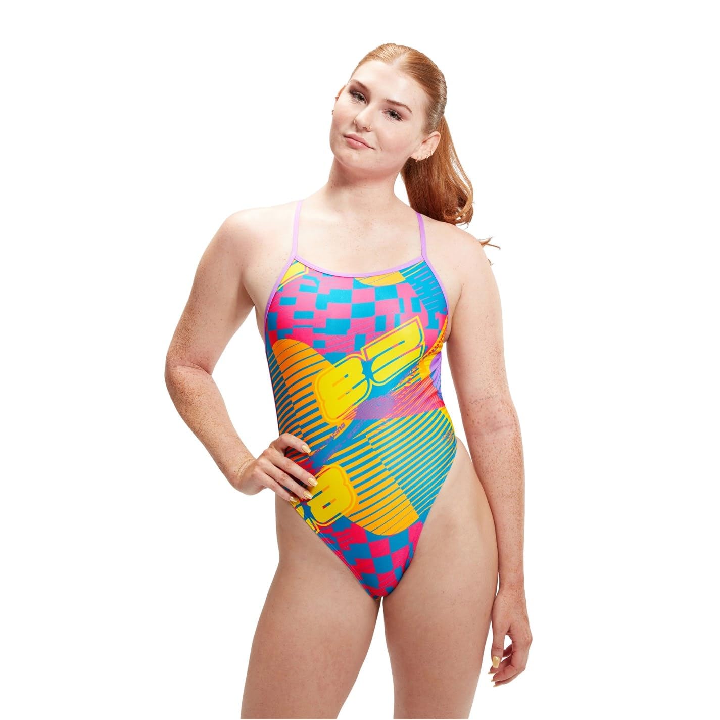Speedo Damski jednoczęściowy strój kąpielowy Alov Digi Vbk
