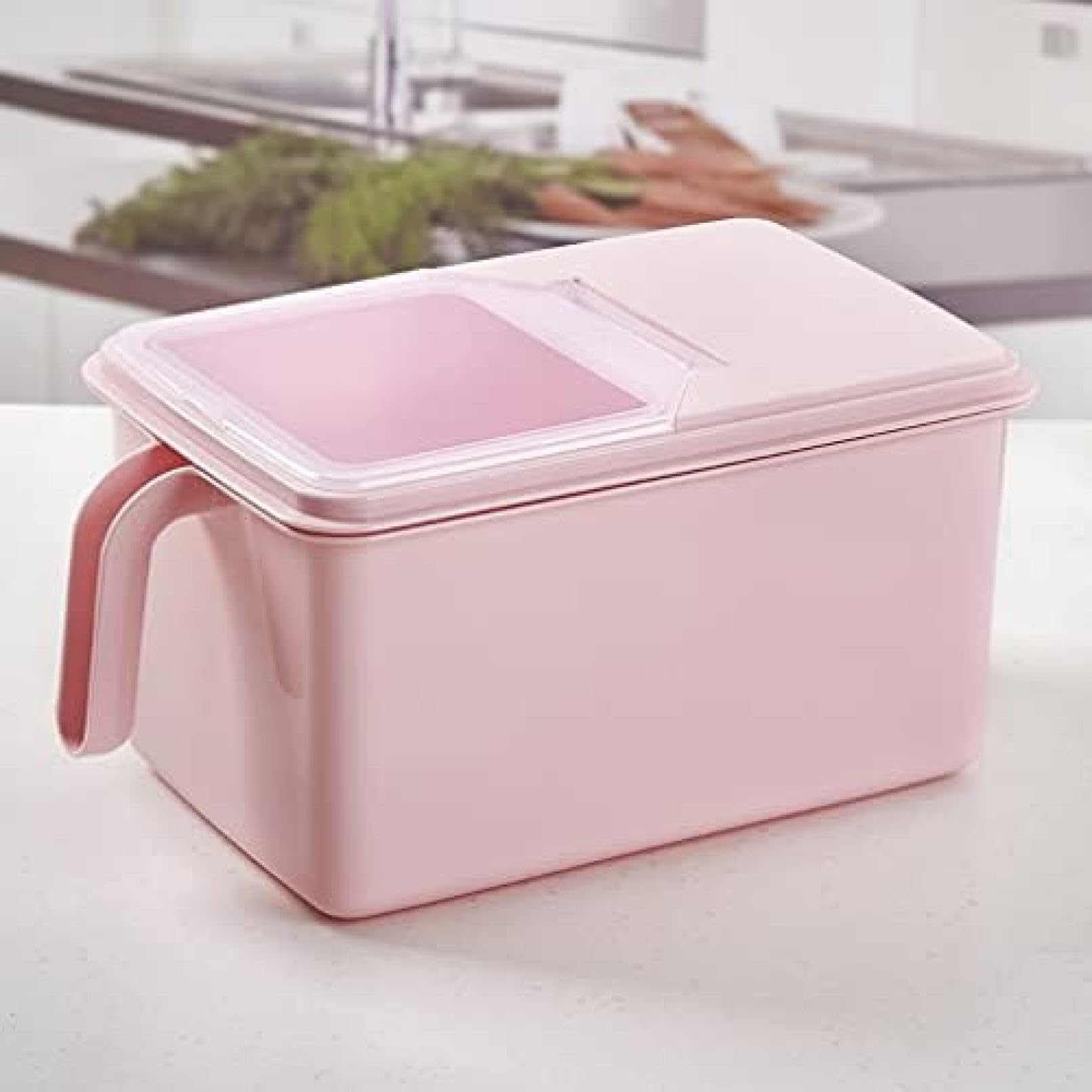 Rice bin, 6kg, insect-proof, moisture-proof, airtight, large capacity, stylish rice storage, rice bin in bag, rice storage, rice storage container, rice case, rice storage bin, kitchen storage, light