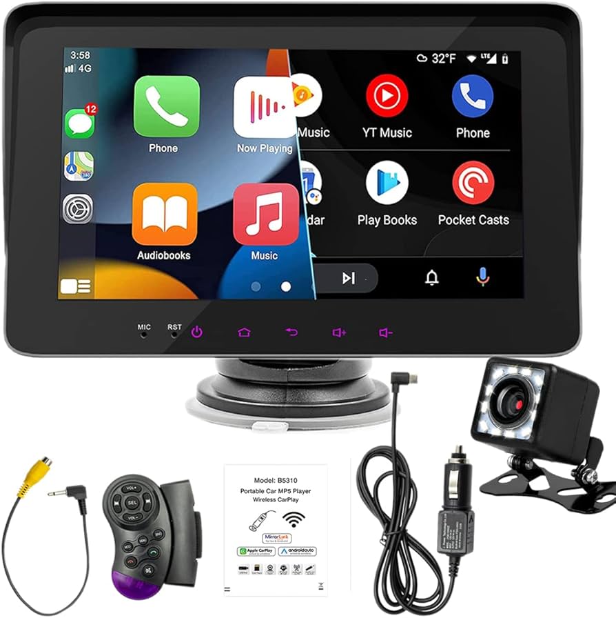 Amazon | ワイヤレス Apple Carplay & Android Auto カーステレオ、7 Amazon | ワイヤレス Apple Carplay & Android Auto カーステレオ、7