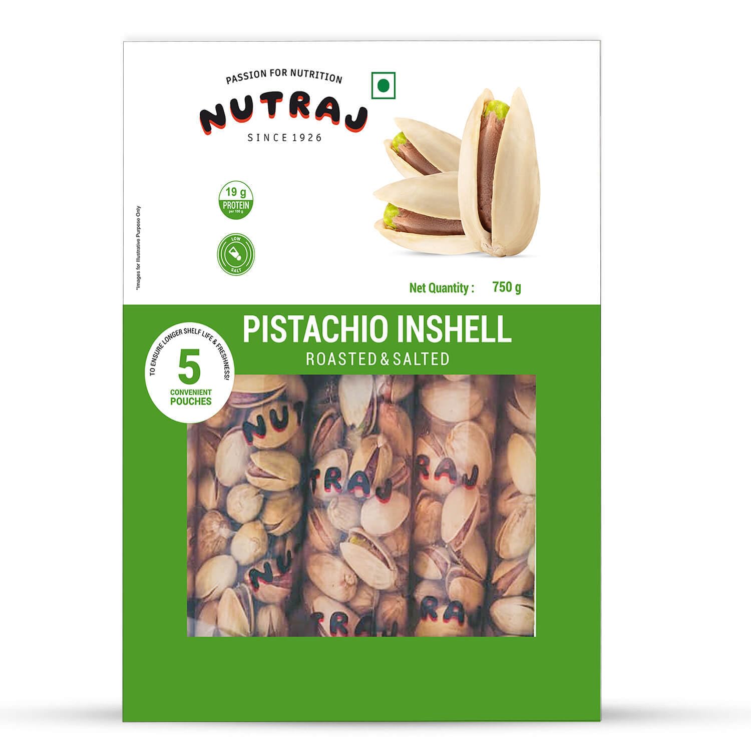 Nutraj California Pistachio Inshell (R & S) 750g | Salted Pista | Crunchy & Healthy | Healthy Snacks | Dry Fruits & Nuts | Rich in Vitamin & Minerals | Withshell Pistachio (B0D9QRXBW5) Amazon Price History, Amazon Price Tracker