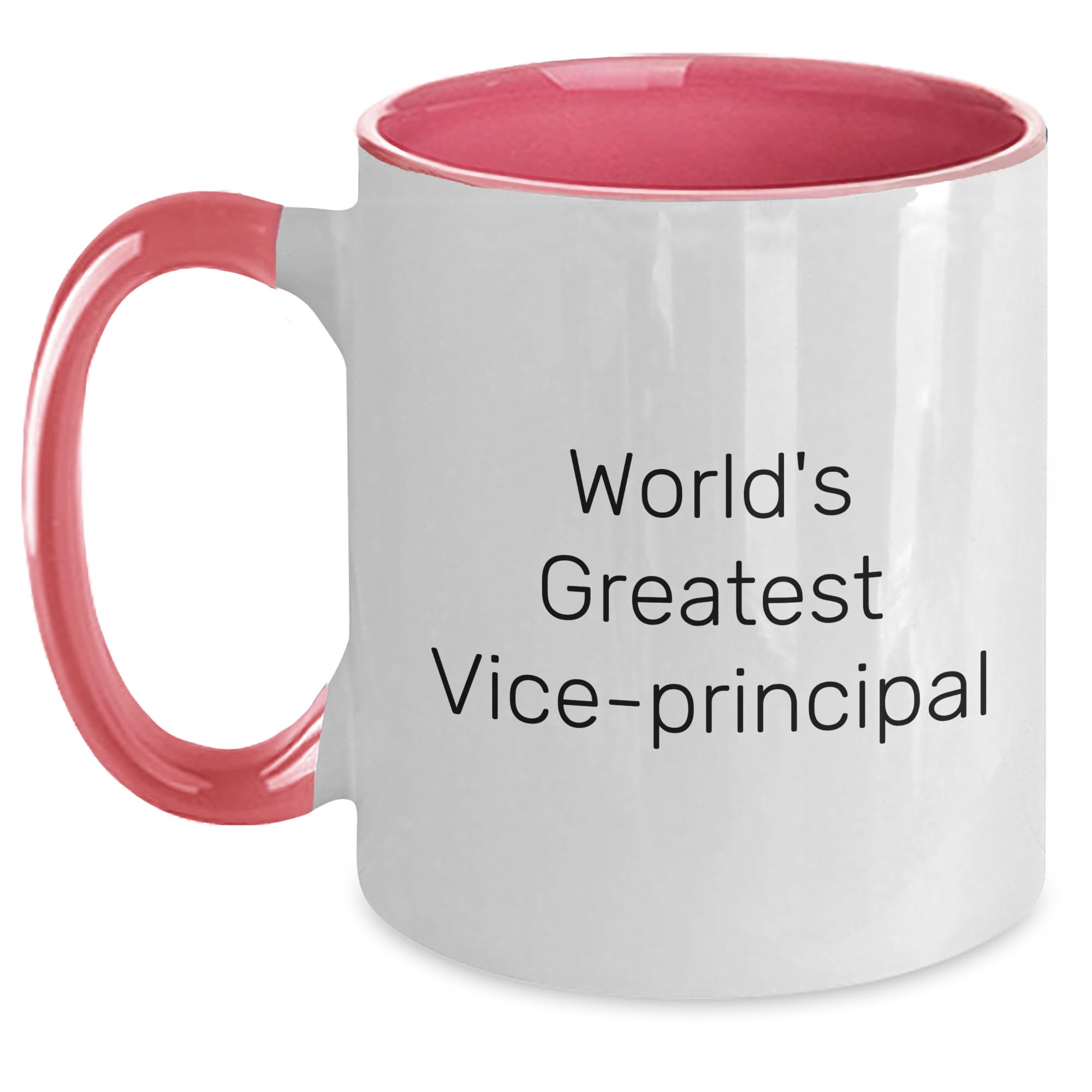 World's Greatest Vice-Principal Funny Two Tone Coffee Mug Gifts from Men to Vice-Principal — funny ceramic mug from ShopProudGifts