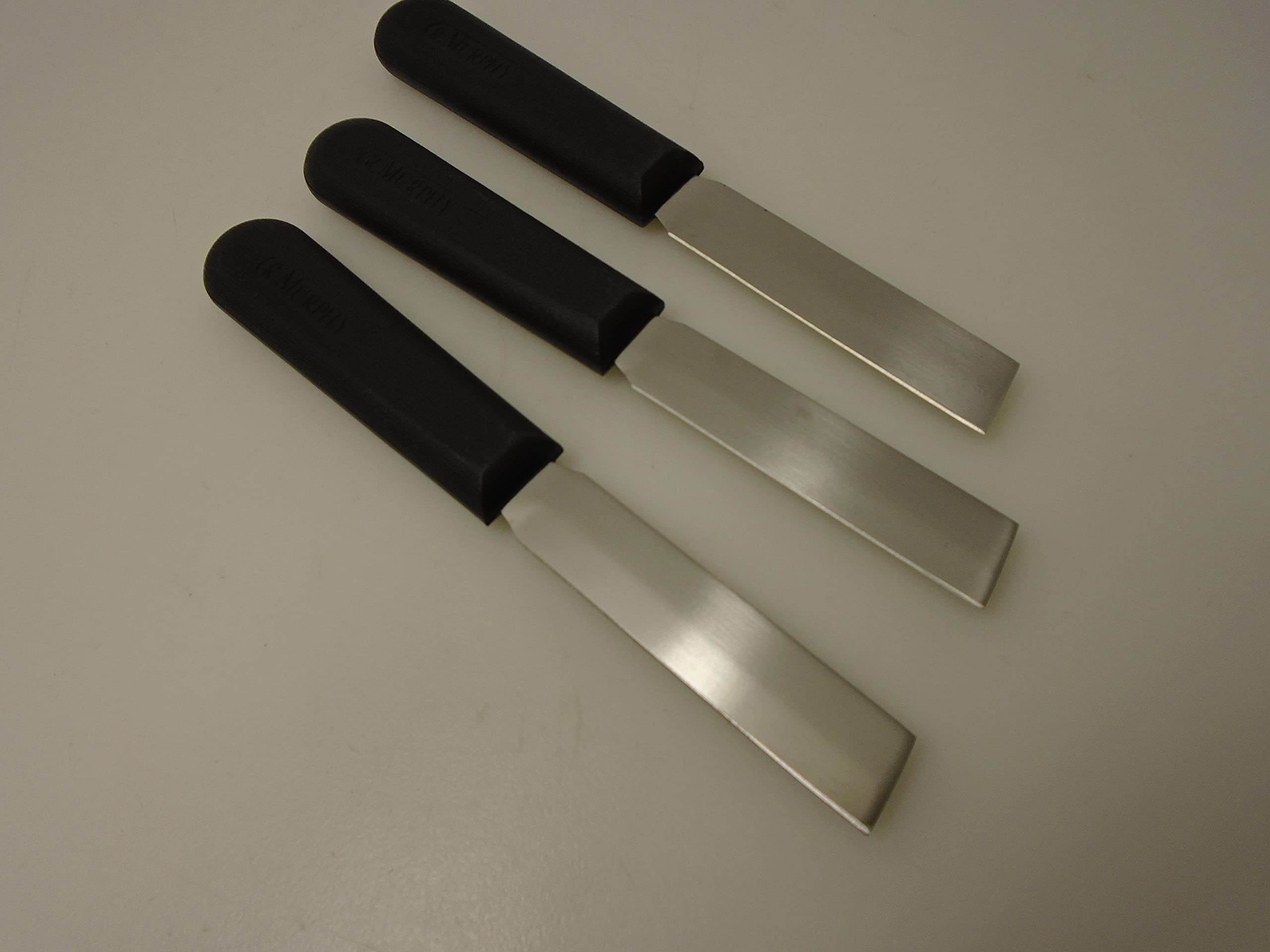 Bundled Set of 3 - 3 each knives - R Murphy Vegetable/Produce Knife 3 inch Blade Square Angled Tip Paring Knife New #87150 2SQPH