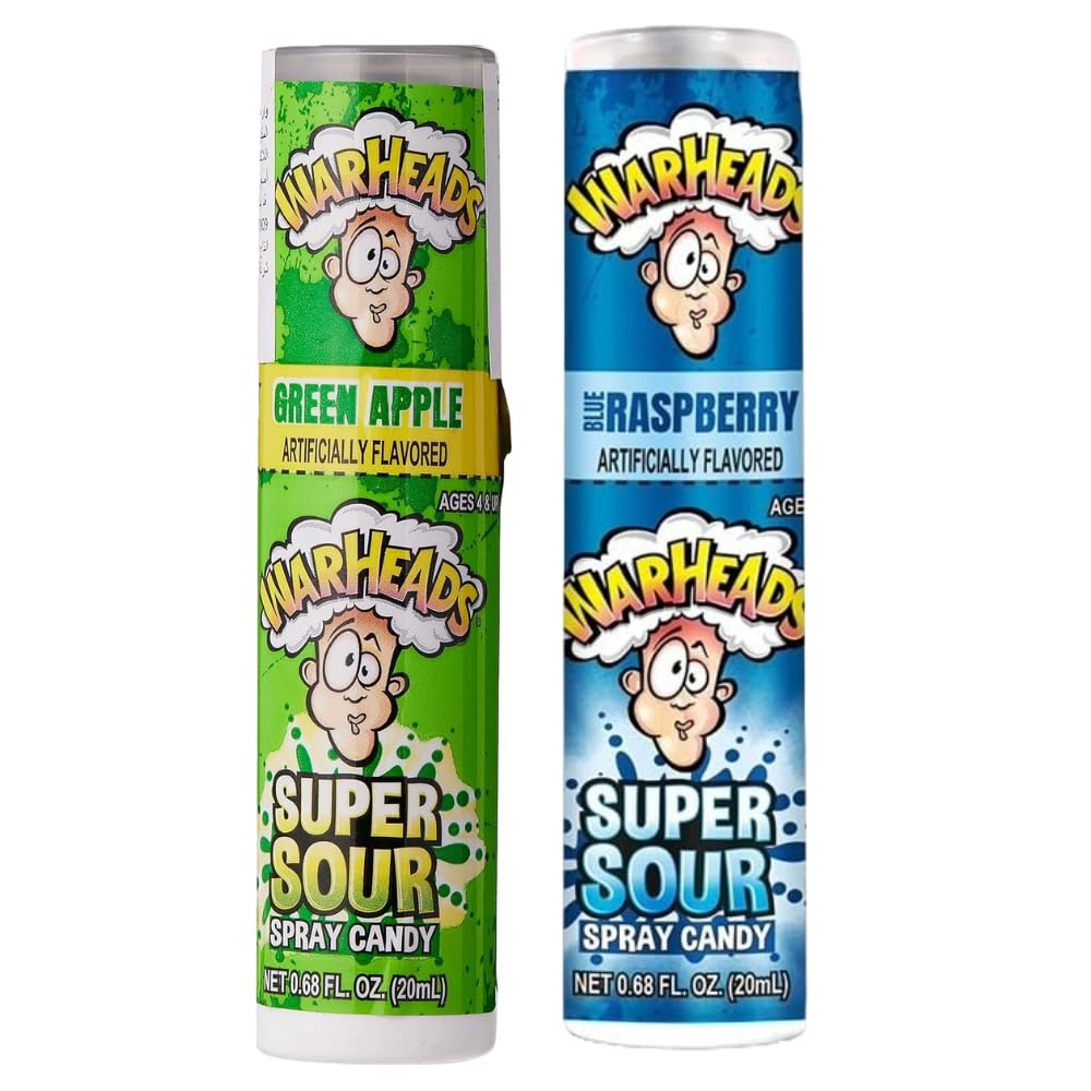 Warheads Super Sour Candy Spray Bottles Combo - Green Apple & Raspberry, 20ml Each - Pack of 2 (Imported (B0CL79LSVB) Amazon Price History, Amazon Price Tracker