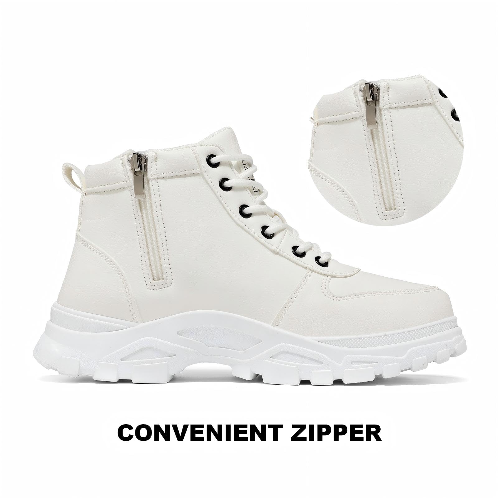 Botas Mujer Cómodos Cordones Botines | Antideslizante Trekking Zapatos Casual Caminar Boots Aire libre Deportivo Zapatillas