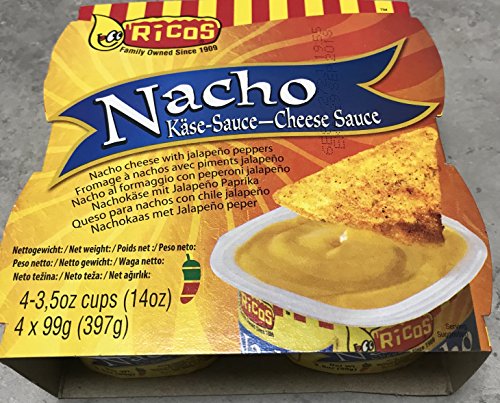 Rico's Nacho Cheese Dip, 4x 3.5 Ounce by Rico's