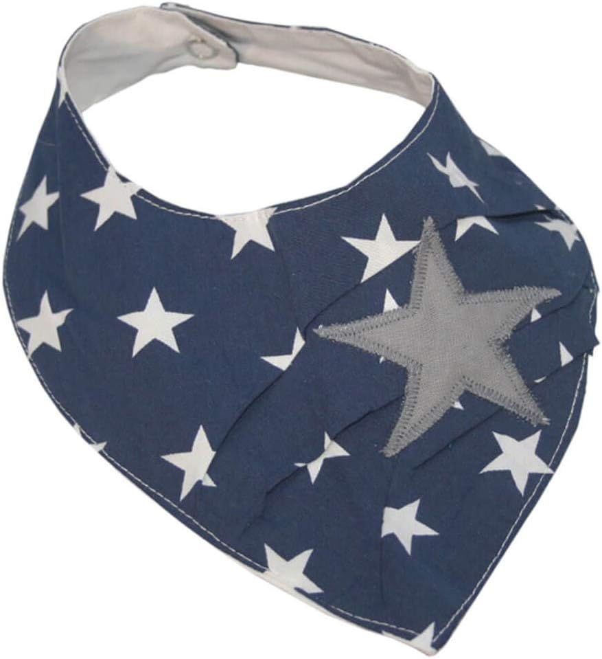 Color Storm Baby Boy's Palestinian Scarf Scarf Robo Hero with Stars in Blue (35x14 cm)