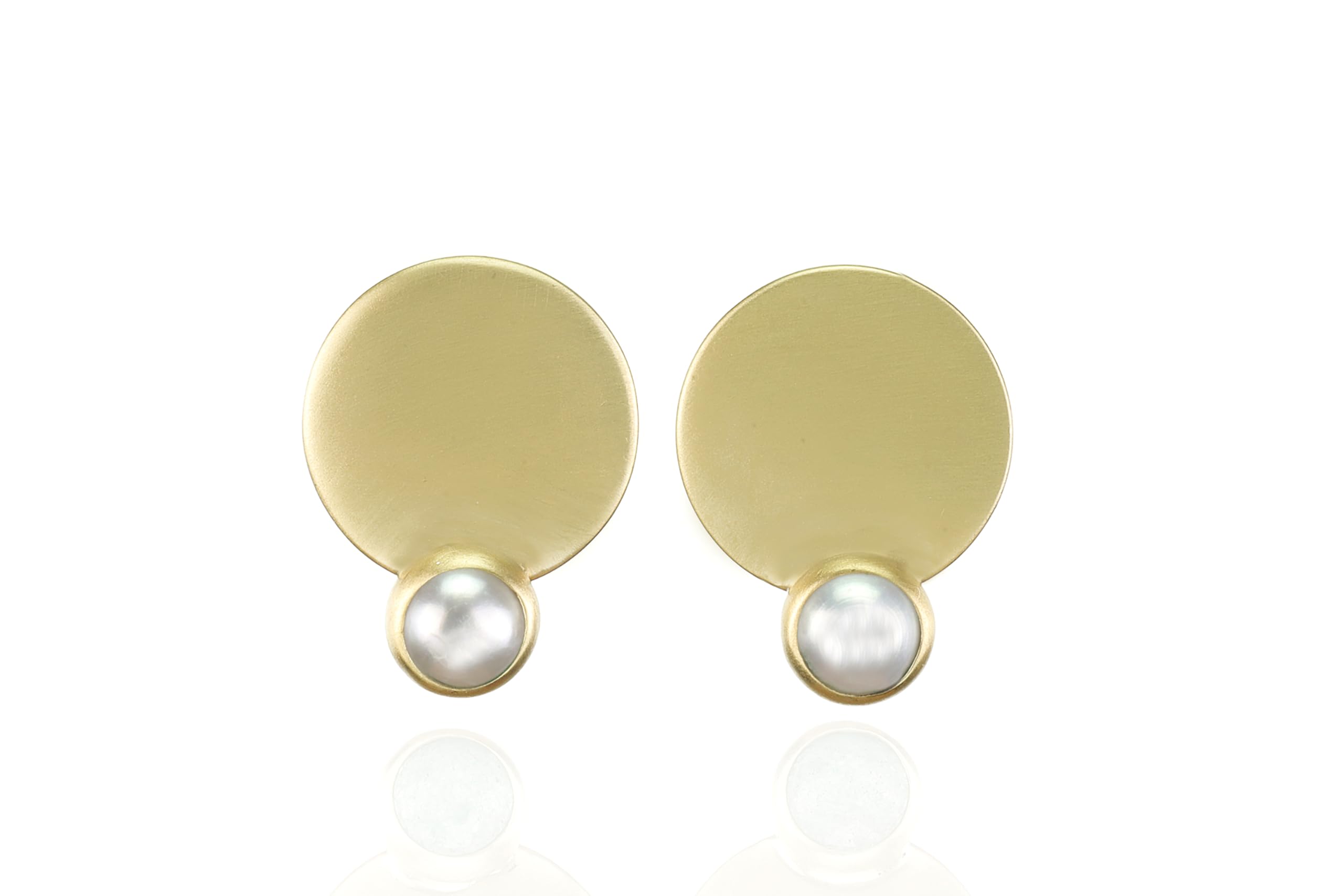Bijoux de mariage : boucles d'oreilles perles or pour mariée et invitée - 8