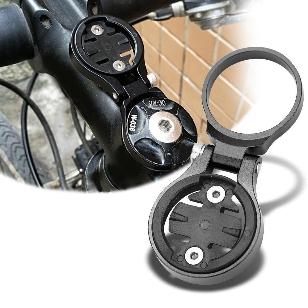 Soporte para Computadora de Bicicleta,Soporte de Cronómetro para Bicicleta,Aleación de Aluminio Ciclismo Extensión de odómetro Montaje Soporte de Soporte Ajustable, Soporte Bicicleta GPS