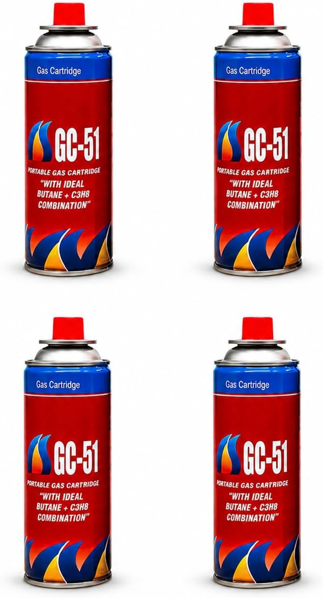 Shori Portable Butane Gas Canister for Camping, Fogging Machine, Gas Stove