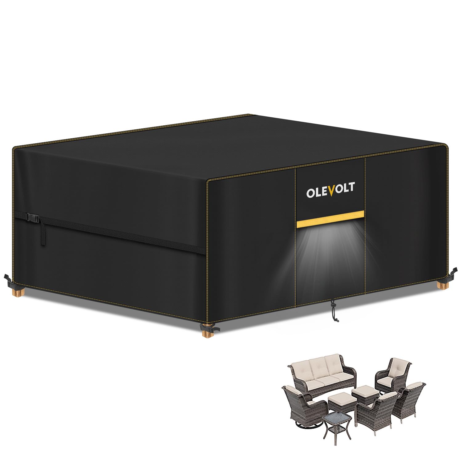 OLEVOLT Outdoor Furniture Covers Waterproof Large Garden Furniture Covers