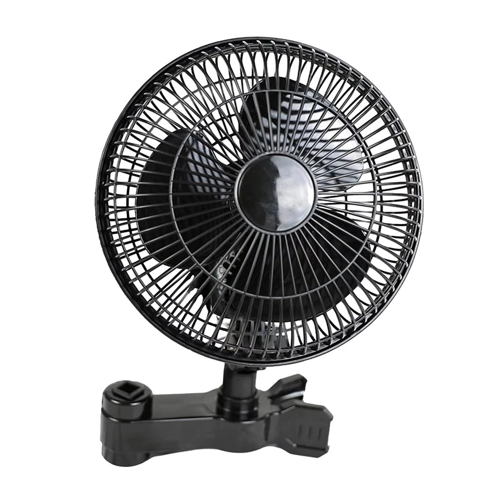 Ventilateur oscillant silencieux pour culture hydroponique et ventilation de serre avec prise UE