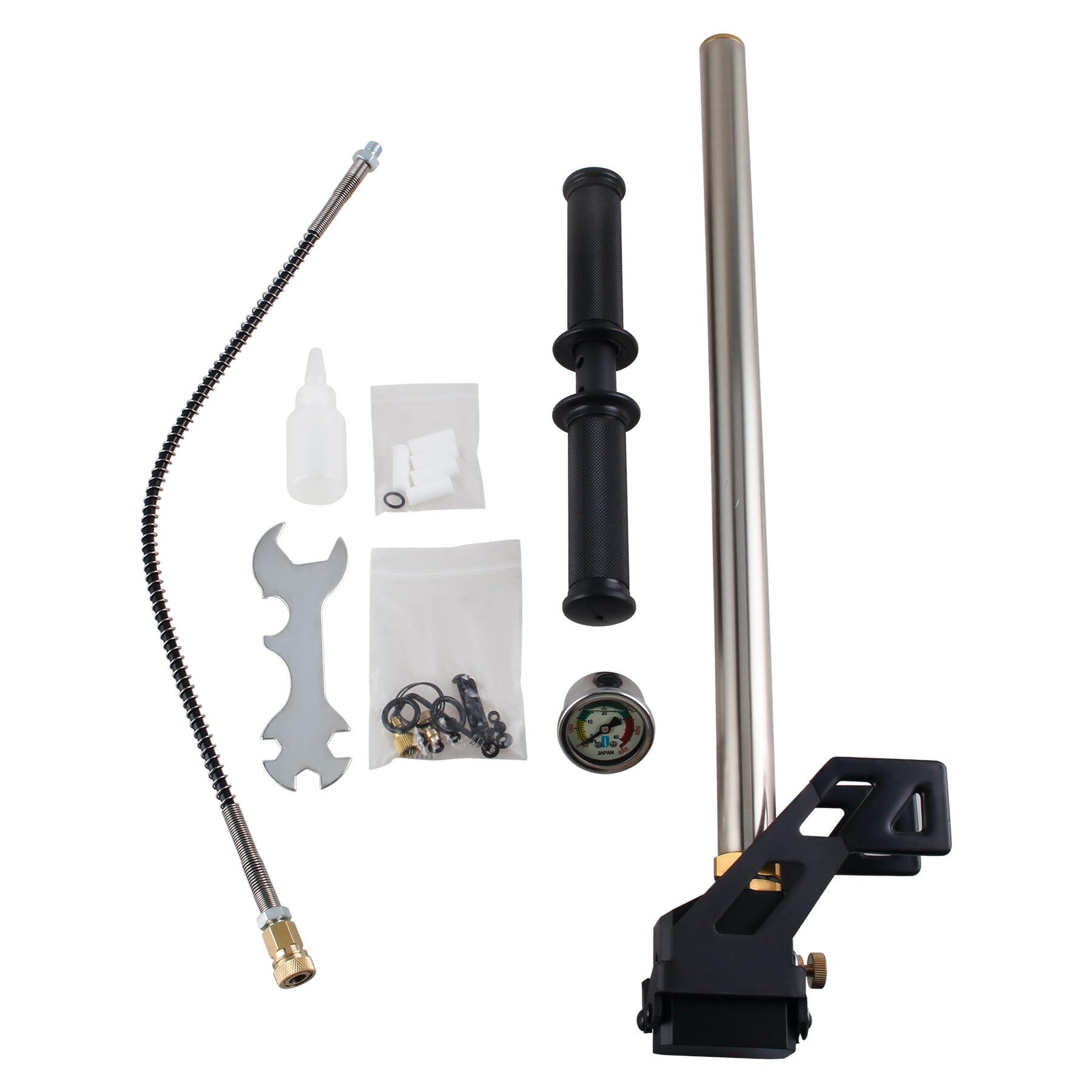 Dreistufige Hochdruckluftpumpe 4500psi 30 MPa Hochdruck PCP Luftgewehr Füllbügelpumpe für Luftgewehre, Tauchflaschen, Paintball-Füllreifen, Reifenbal