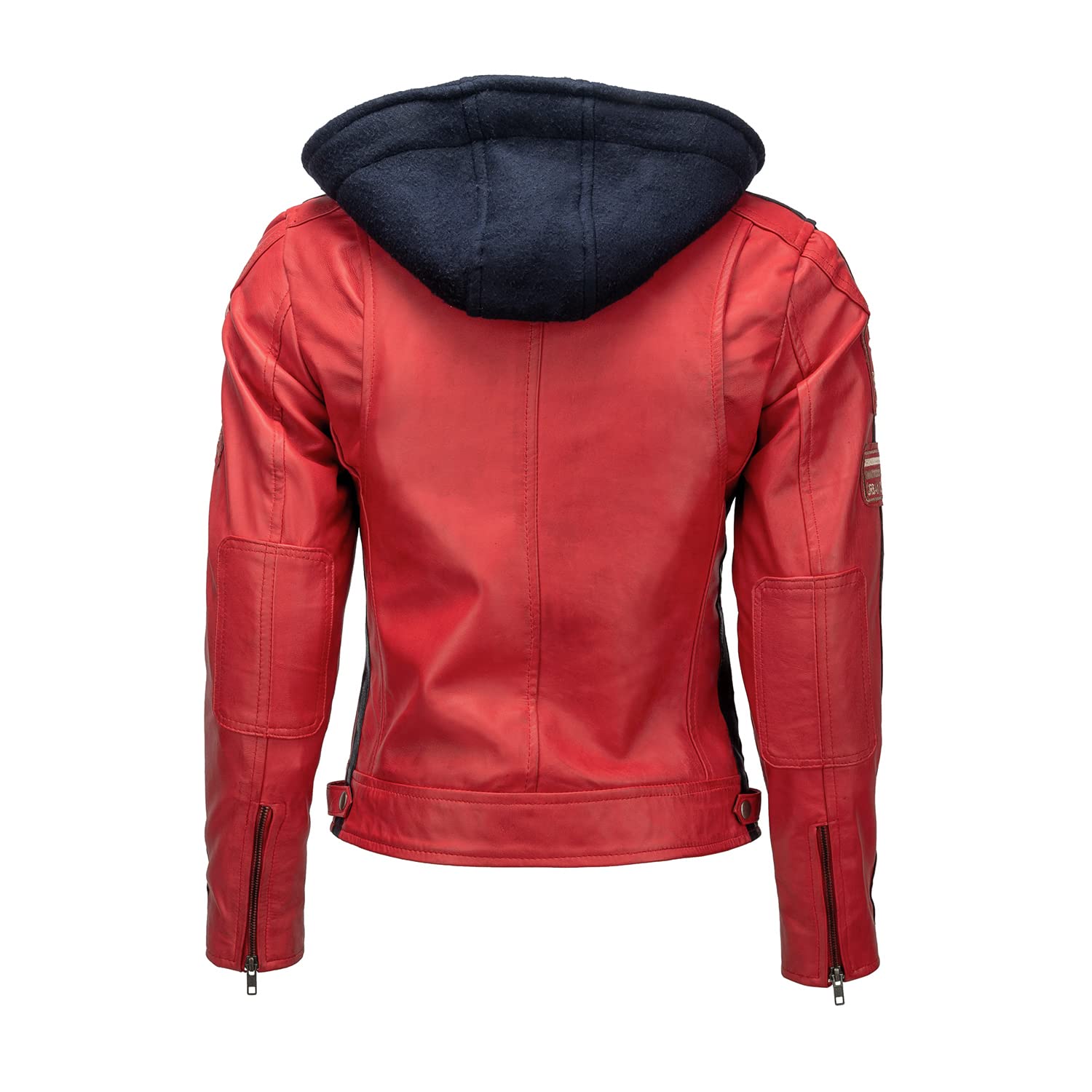 URBAN 5884 Leather Damen Leren Bikerjack Vestes Pour Femme