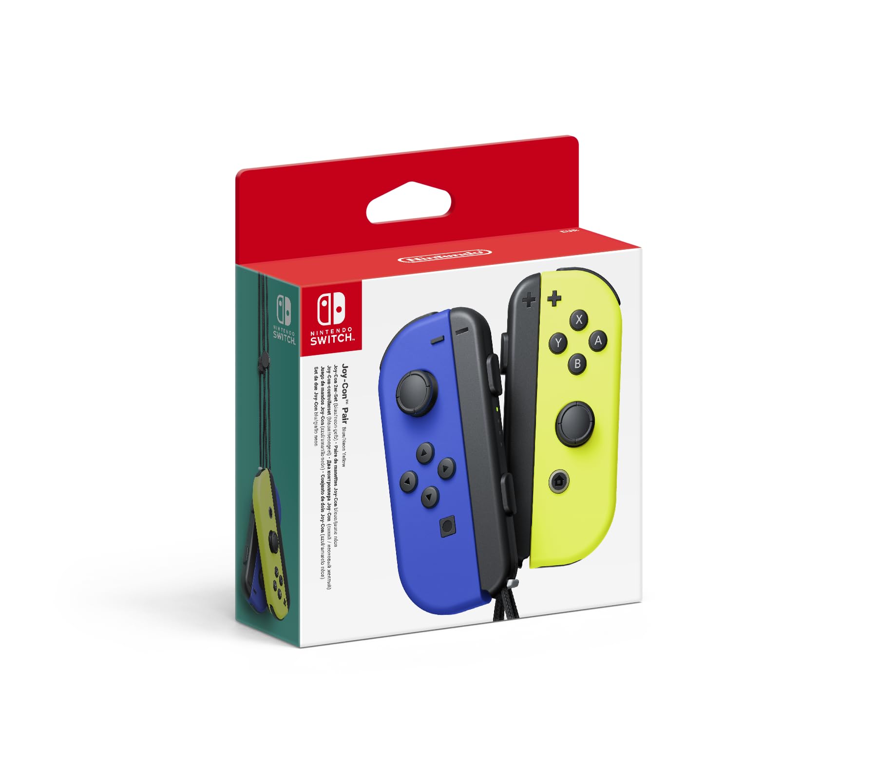 Nintendo Joy-Con (set Izda/Dcha) Azul/Amarillo Neón BTR