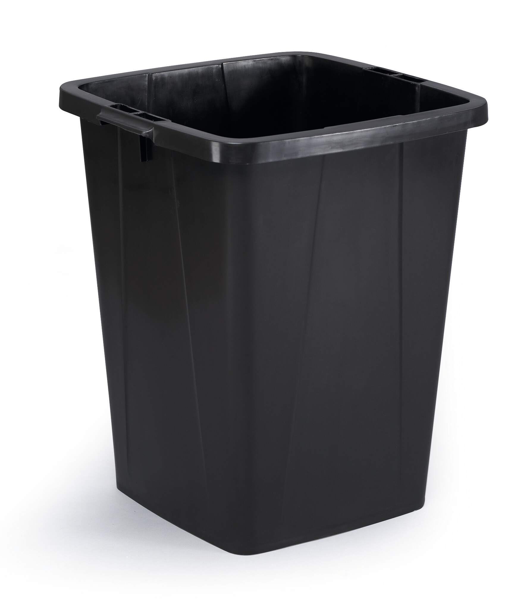 Durable Durabin Waste Bin 90 L Black Pp (Polypropylene) 1800505221 Square