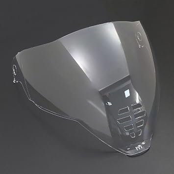 Motorcycle Helmet Visor for Icon airflite IC06, Replacement Durable Helmet Shield, Reduces Glare, Clear View, Comfort Ride, Easy to Install, Ideal for Riders,A Transparent