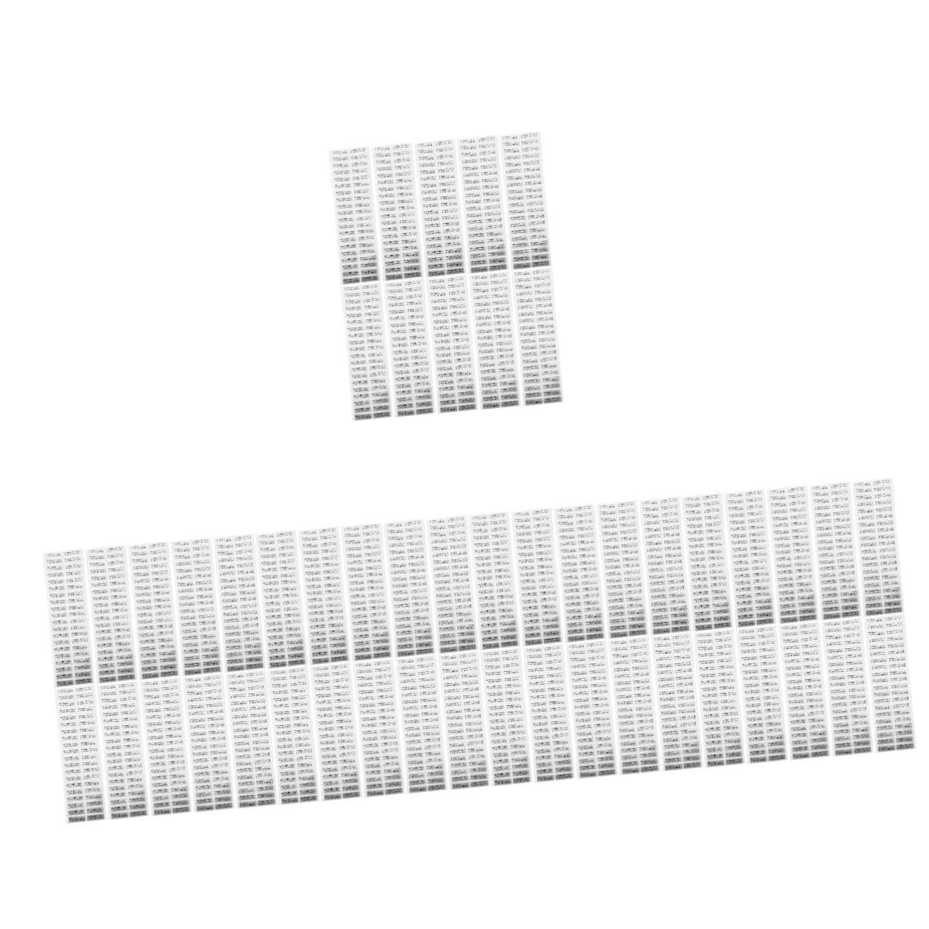 NUOBESTY 5 Set Di Etichette Adesive Convenienti Per Elettronica E Articoli Per La Casa 400 Pezzi * 5