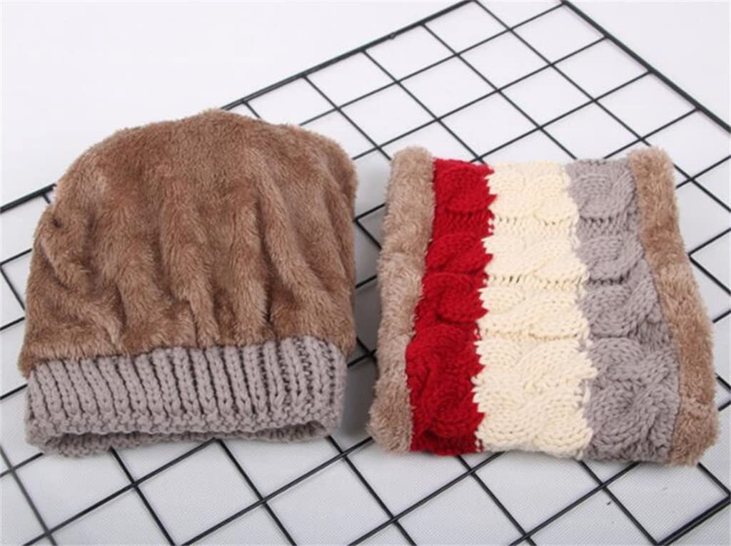 Czapka zimowa damska gruba dzianina ciepła czapka beanie na szelkach damska wiatroszczelna szwy dzianinowa czapka z dzianiny (kolor: C, rozmiar: jeden rozmiar)
