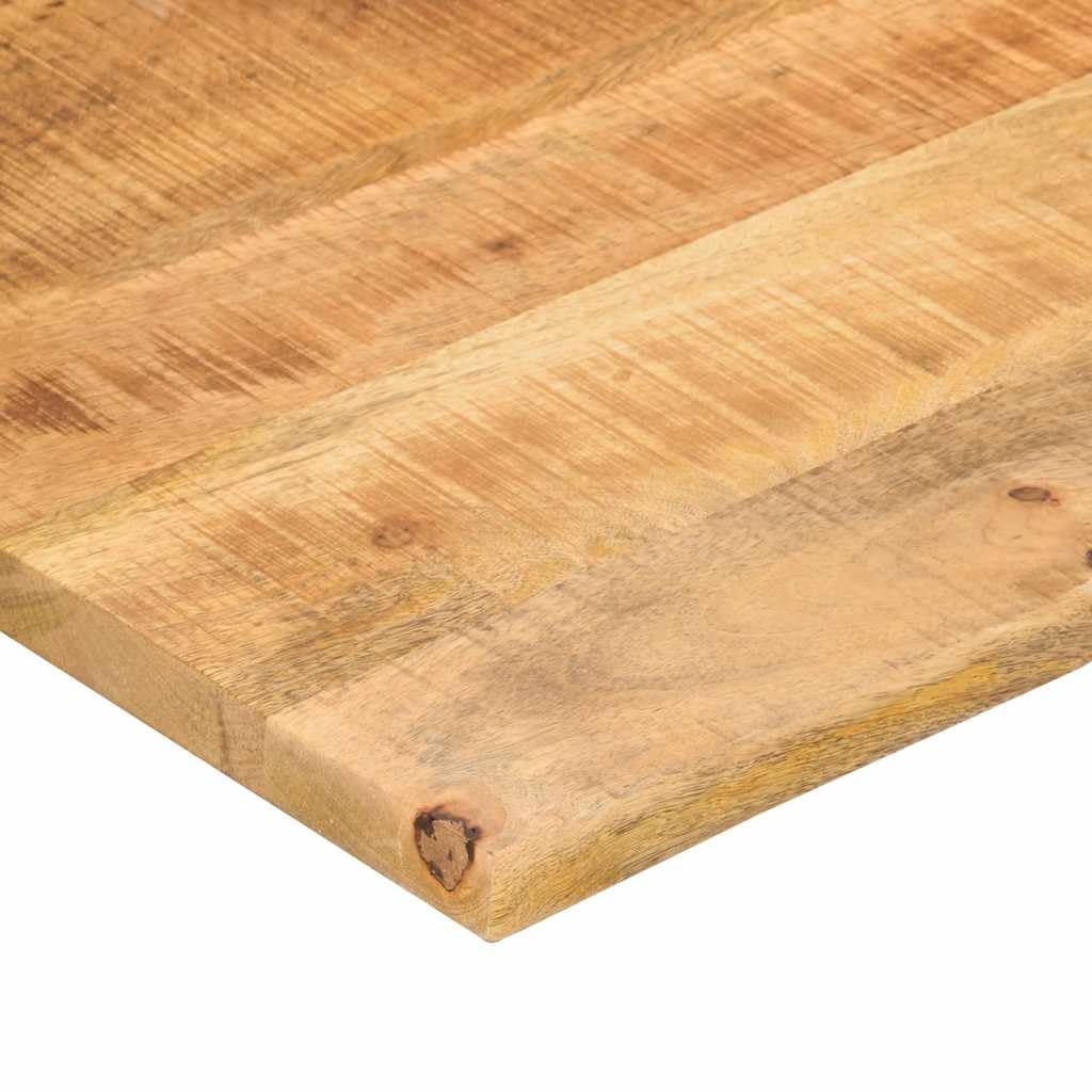 Piano da scrivania in legno massiccio, 140 x 50 x 2,5 cm, in legno massiccio di mango, piano di lavoro con apertura, versatile, per ufficio, sala da pranzo, cucina, come ricambio o mobili fai da te