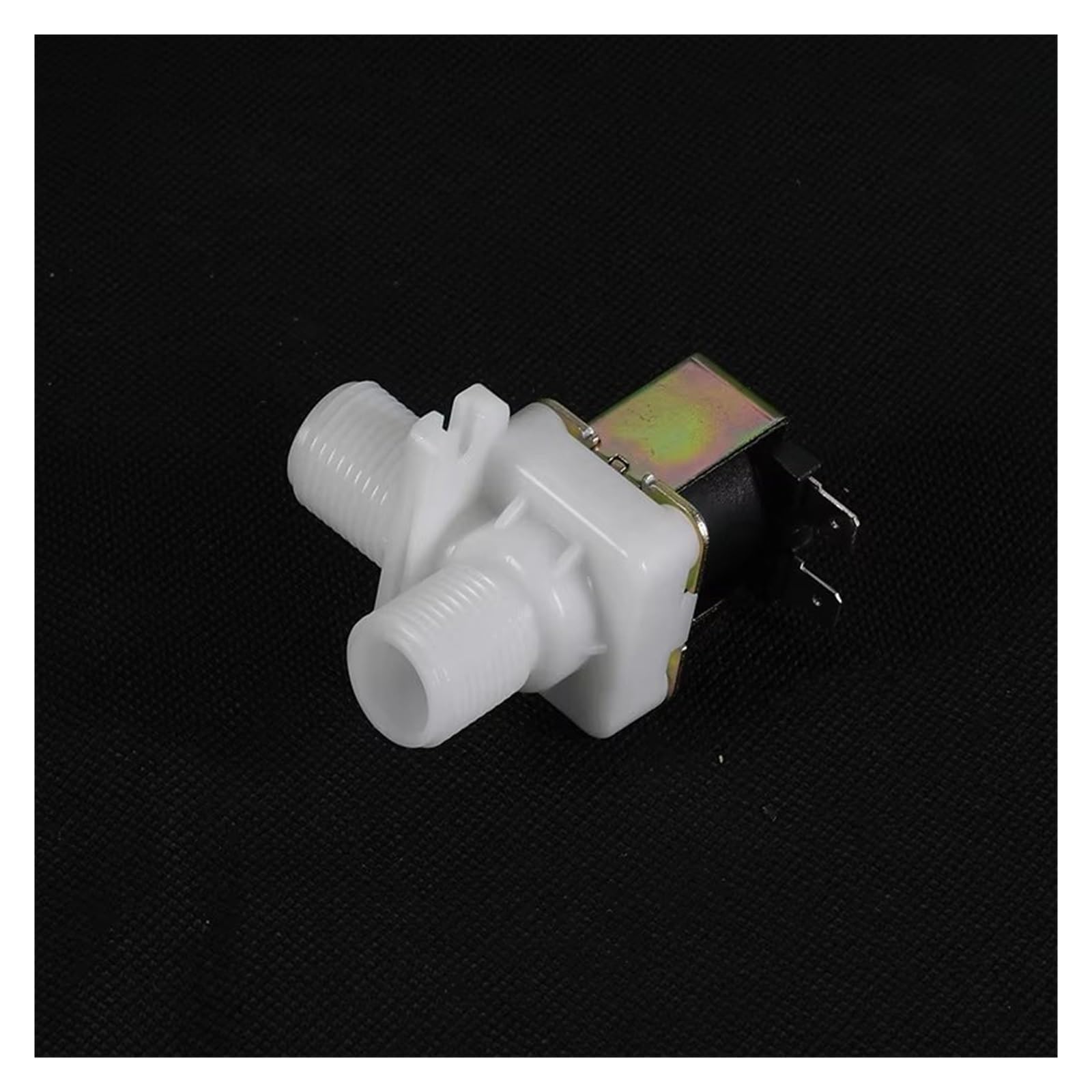 Electroválvula Válvula Solenoide Universal DN15 1/2 "12V 24V 220V, Fuente De Agua Potable, Válvula De Lavadora De Ángulo Recto Válvula de admisión(220V,Normally Closed)