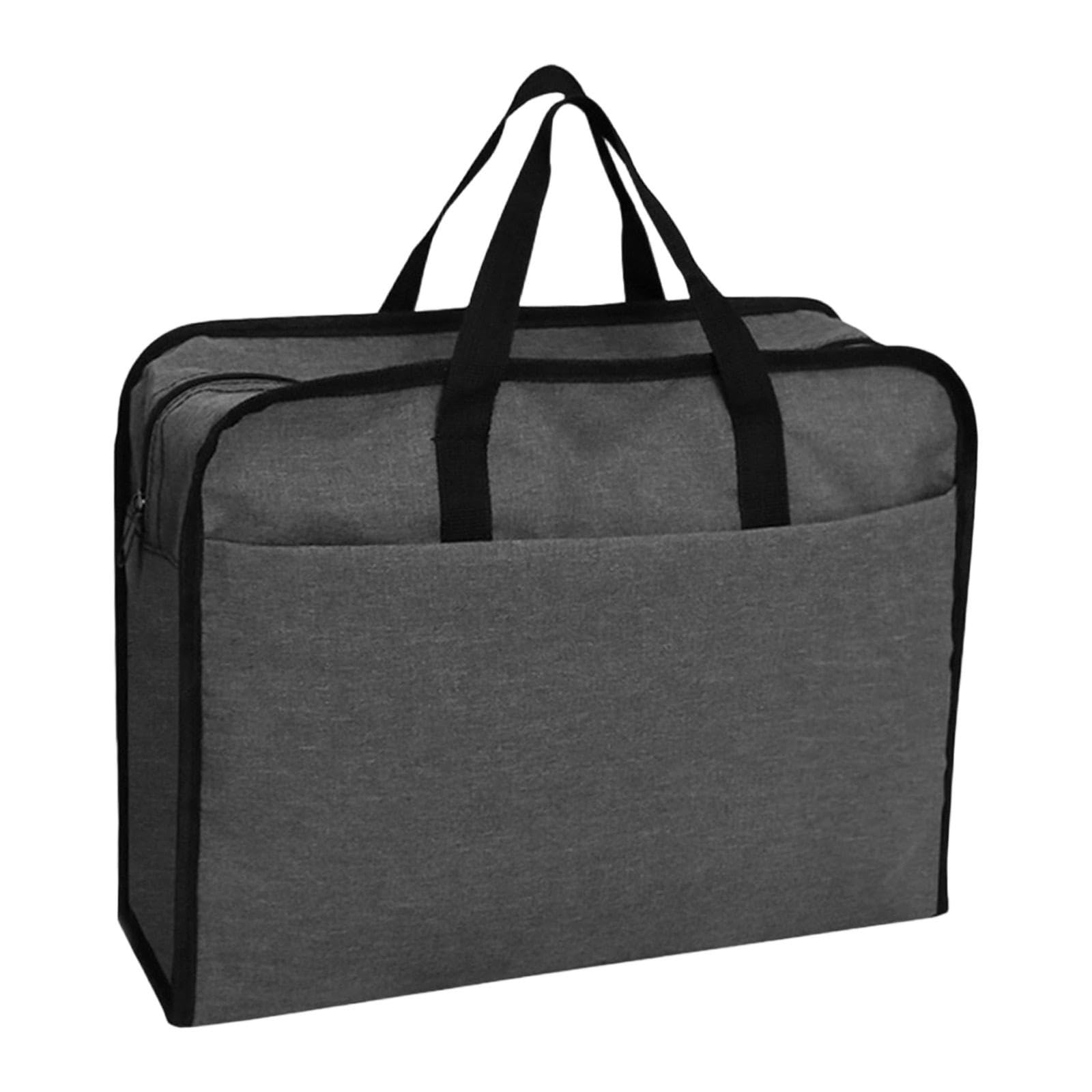 ZOOMELLA Business Briefcase Paper Files Storage Bag for Outdoor Meeting Business Trip Dark Gray 41X13X32Cm Crafts|Needlecrafts & Yarn|Crocheting & Knitting|Totes & Cases-picture-25