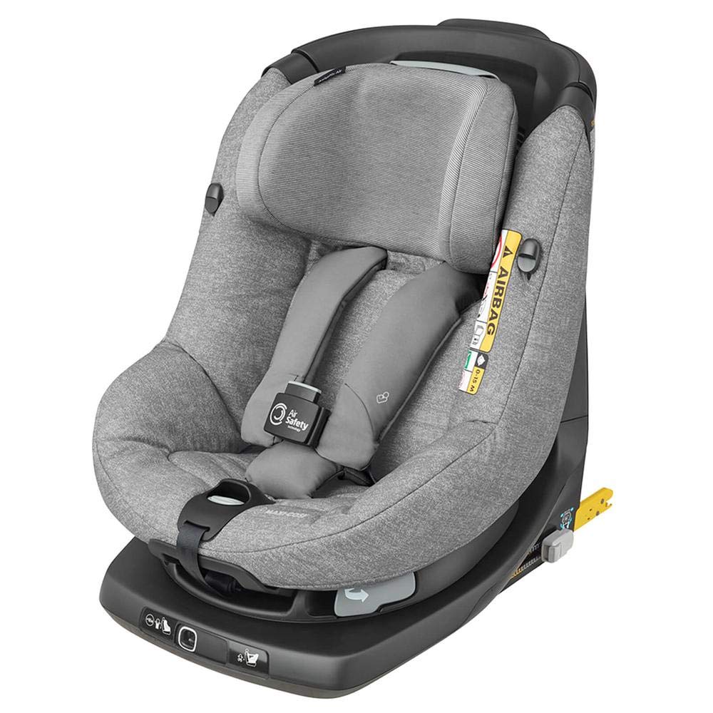 Maxi-Cosi AXISSFIX AIR 'Nomad Grey' - Silla de auto giratoria i-Size desde los 61 hasta los 105 cm, grupo 1, unisex, color nomad grey