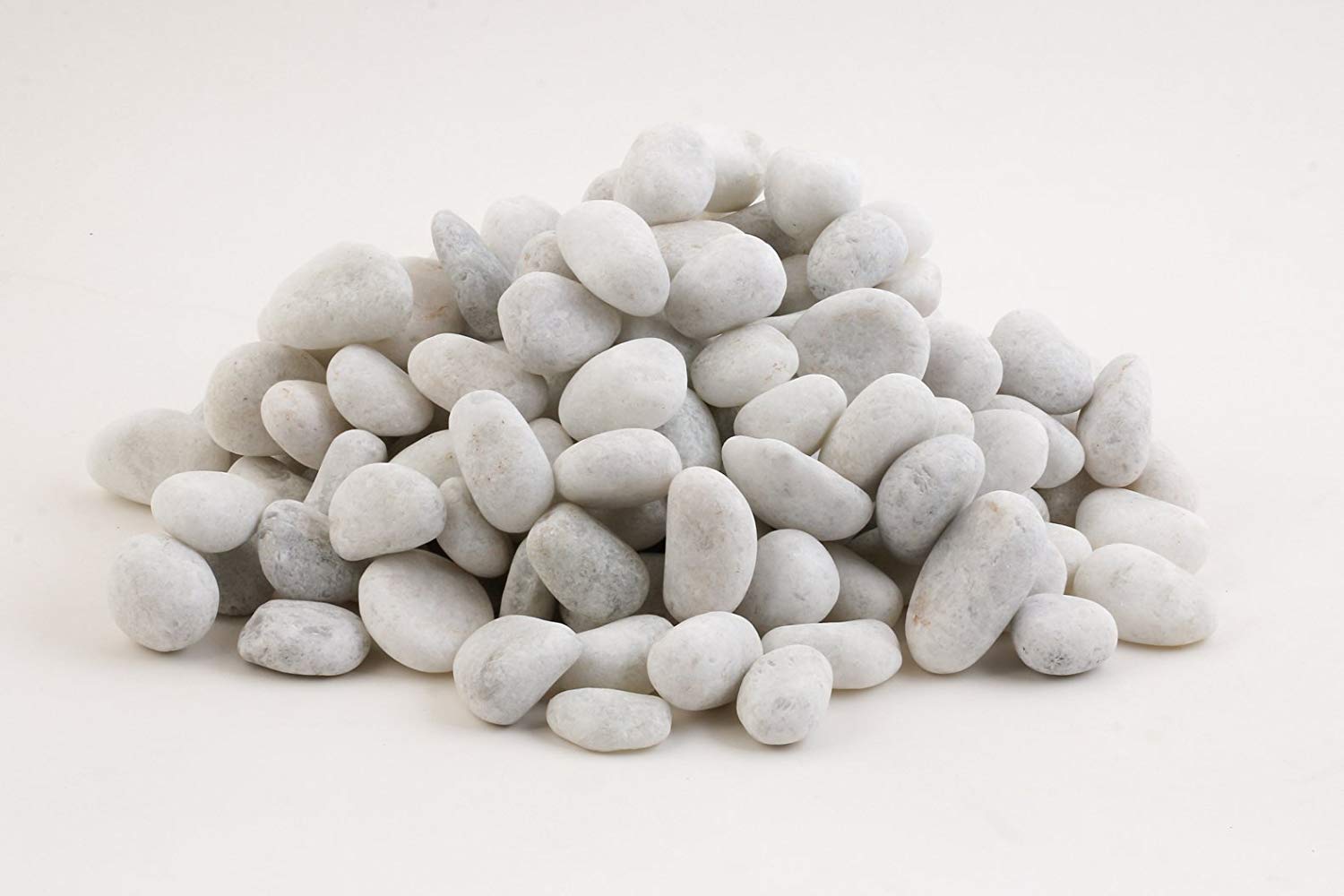 Pebbles - Stones Forever Crystal White Decorative, Landscaping and Garden Stone 5 kg - 1/2"-1"-image-21