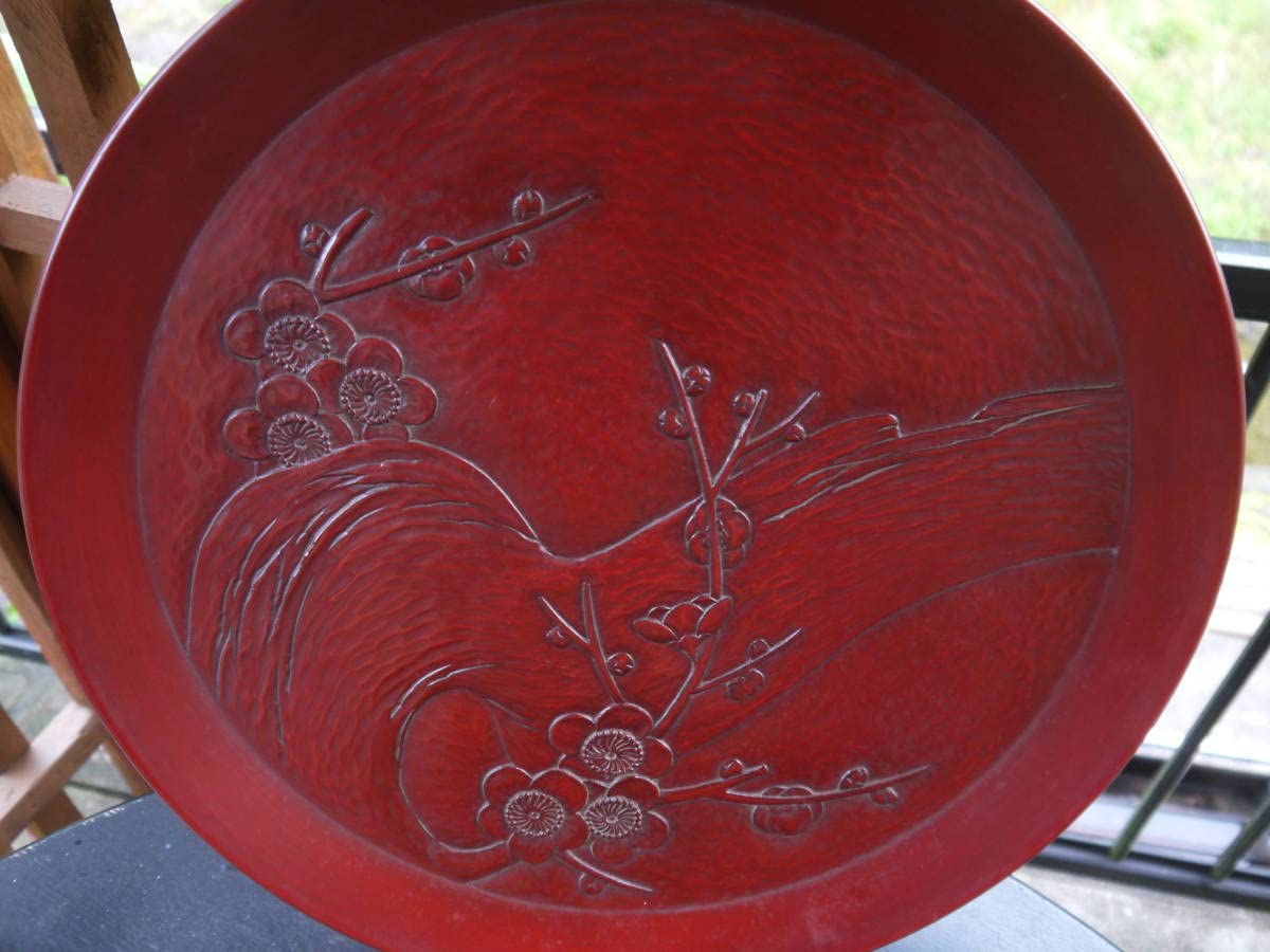 鎌倉彫 大きな盆