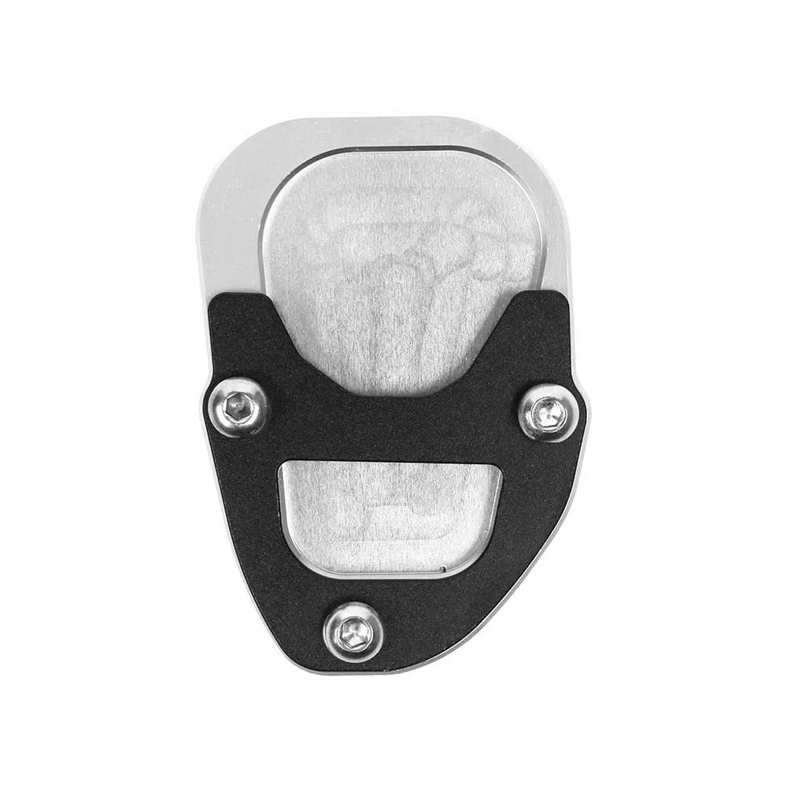 Rivestimenti Laterali Moto Cavalletto Cavalletto Laterale Piede Ingranditore Piastra di Estensione Pad per B&MW per T Racer per Scrambler 2017-2023(Argento)