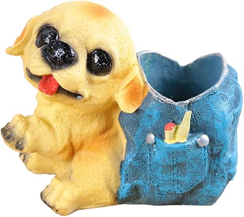 Yooce Portalápices para cachorros y perros, organizador de escritorio para bolígrafo para mascotas, Labrador Retriever