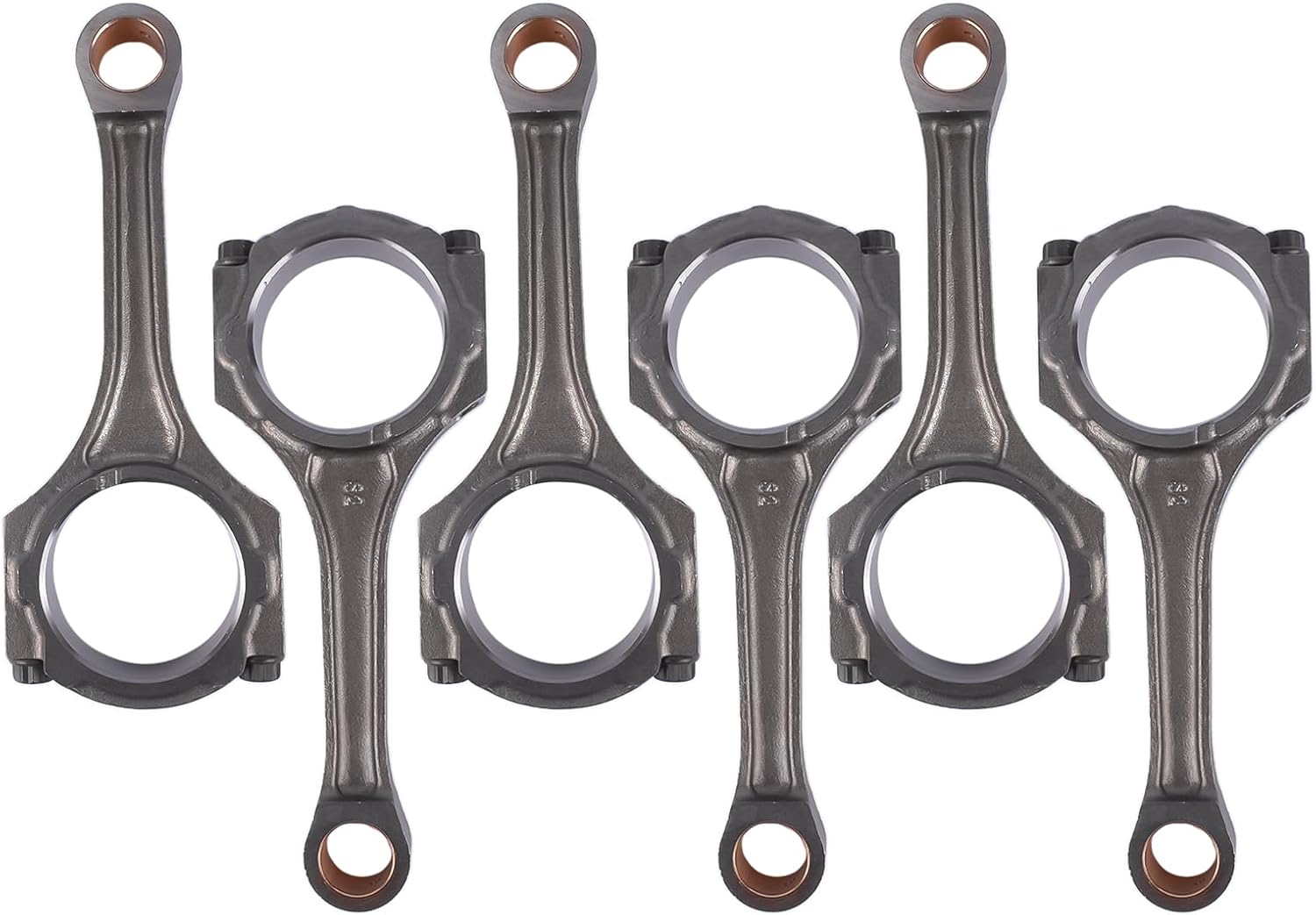 Connecting Rods & Engine Piston Set Compatible with Toyota 4Runner FJ Cruiser Tacoma Tundra 2003-2009 4.0L 1GRFE OE# 13101-0P020, 13101-31030, 13201-39235